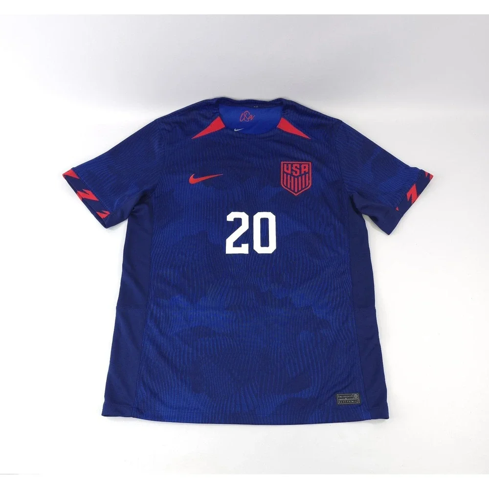 Nike USWNT 2023 Away Jersey Men's Sz Medium DR3971-406 Royal Blue Soccer
